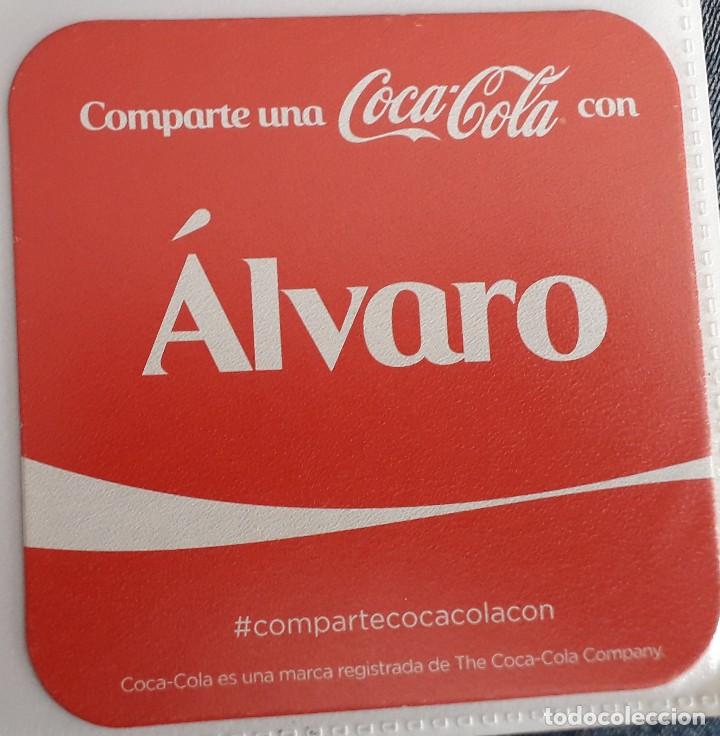 Collecting of Coca-Cola and Pepsi: posavasos de coca cola, comparte una coca cola con &Aacute;lvaro.