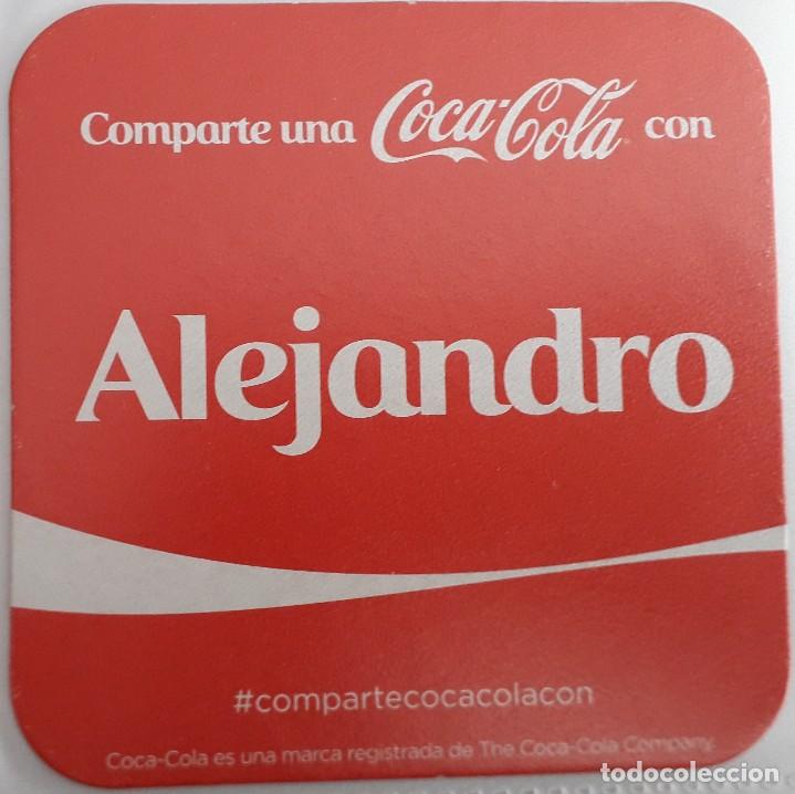 Collecting of Coca-Cola and Pepsi: posavasos de coca cola, comparte una coca cola con Alejandro.