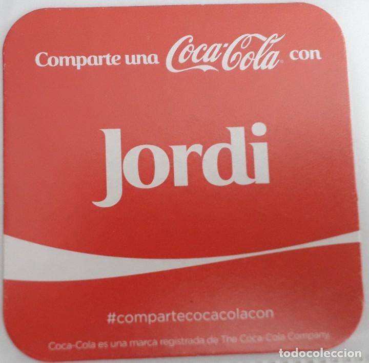 Collecting of Coca-Cola and Pepsi: posavasos de coca cola, comparte una coca cola con Jordi.