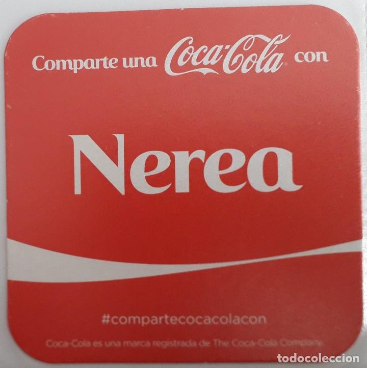 Collecting of Coca-Cola and Pepsi: posavasos de coca cola, comparte una coca cola con Nerea.