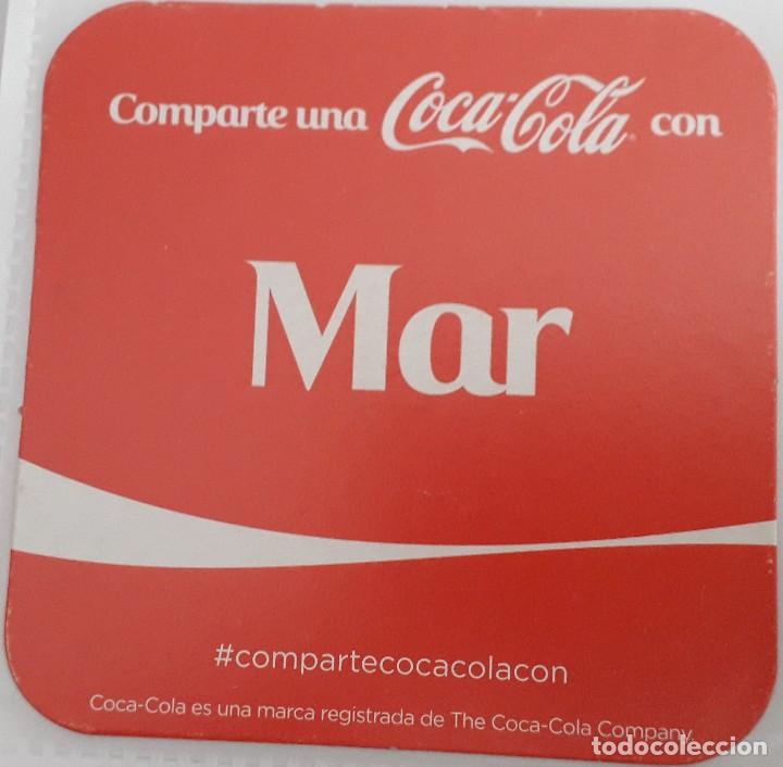 Collecting of Coca-Cola and Pepsi: posavasos de coca cola, comparte una coca cola con Mar.