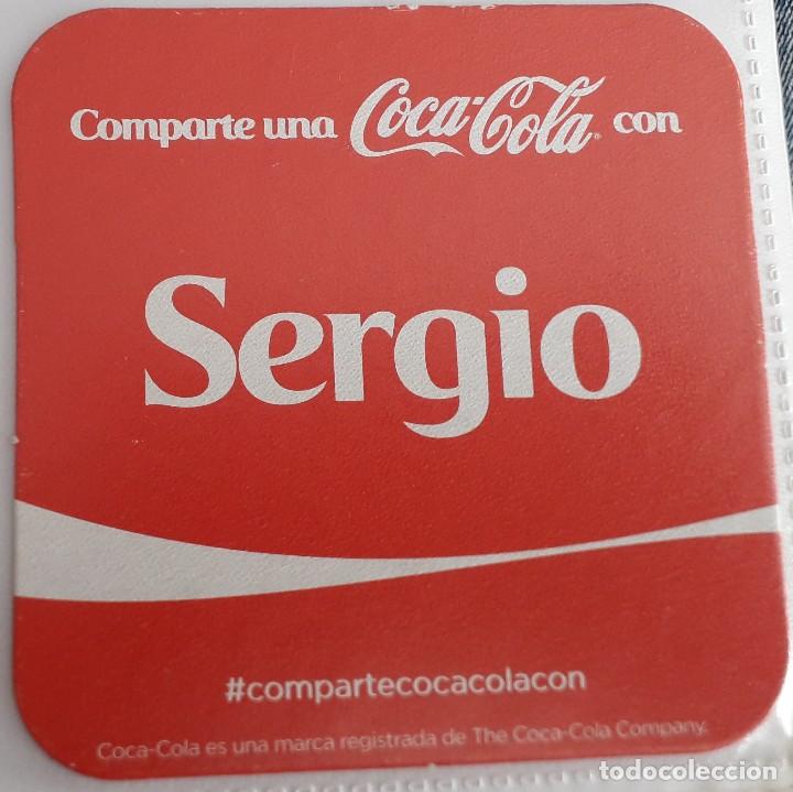 Collecting of Coca-Cola and Pepsi: posavasos de coca cola, comparte una coca cola con Sergio.