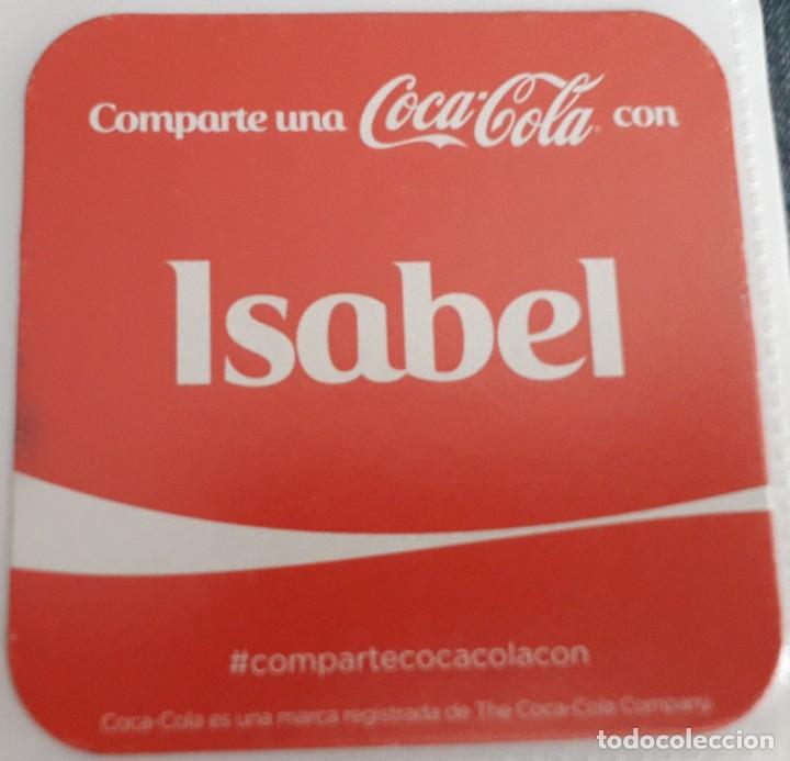 Collecting of Coca-Cola and Pepsi: posavasos de coca cola, comparte una coca cola con Isabel.