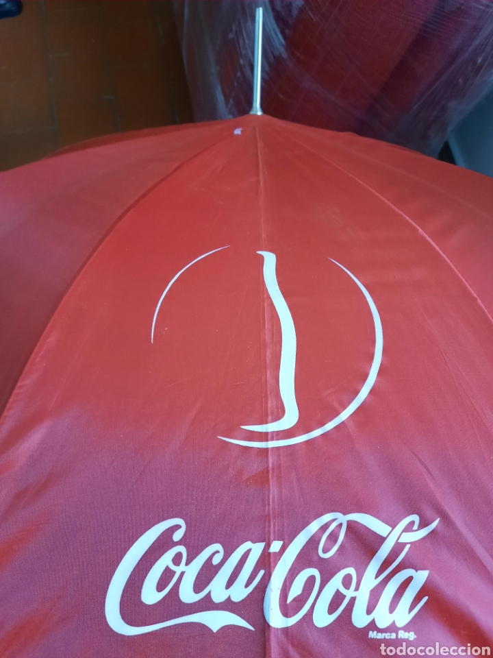 Coleccionismo de Coca-Cola y Pepsi: Paraguas publicidad Coca cola