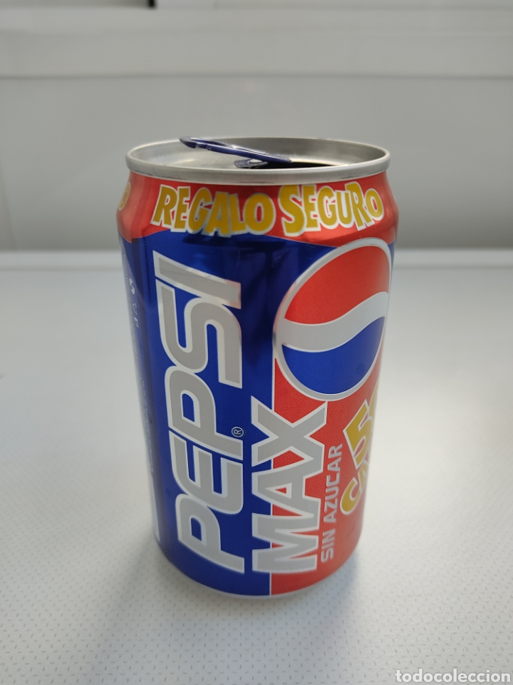 Collectionnisme de Coca-Cola et Pepsi: Pepsi Max sin az&uacute;car lata a&ntilde;os 90