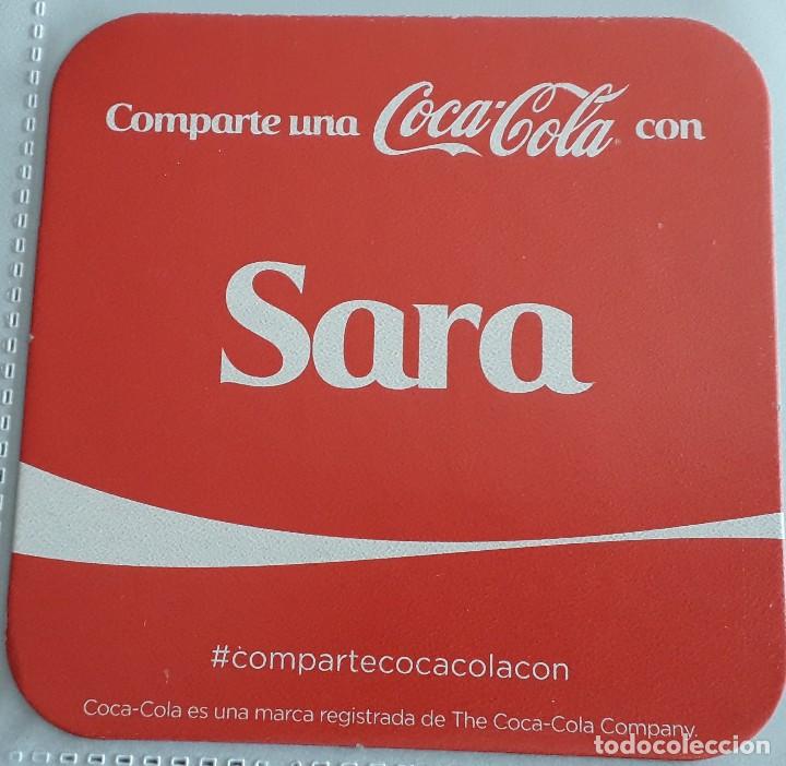Collectionnisme de Coca-Cola et Pepsi: posavasos de coca cola, comparte una coca cola con Sara.
