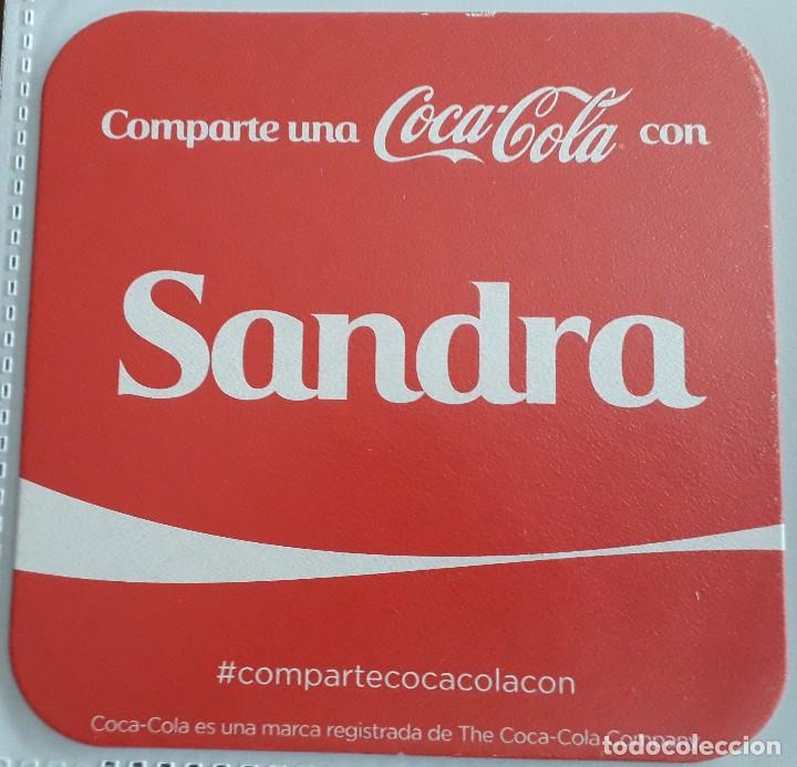 Collectionnisme de Coca-Cola et Pepsi: posavasos de coca cola, comparte una coca cola con Sandra.