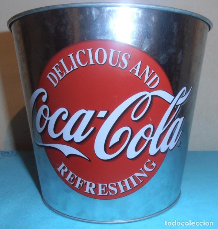 Coleccionismo de Coca-Cola y Pepsi: CUBO DE COCA COLA, LATA DE ALUMINIO - Foto 1