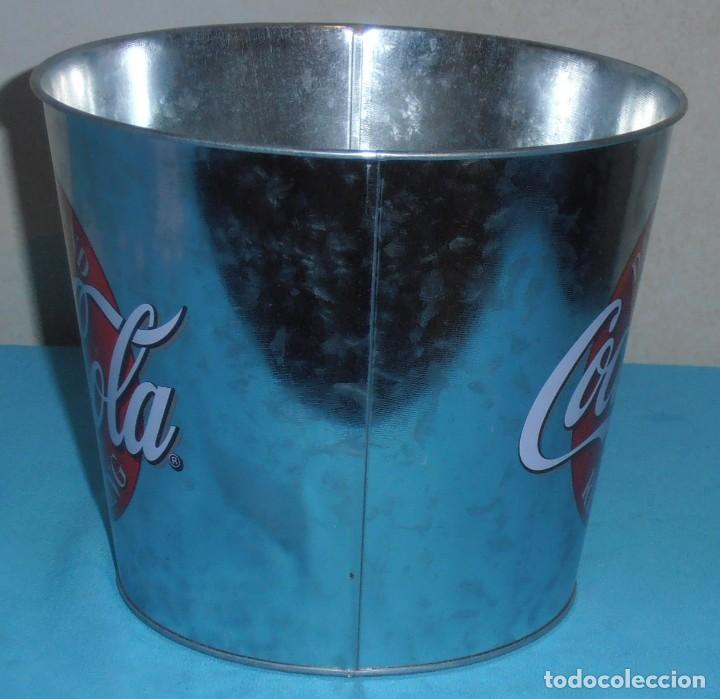 Coleccionismo de Coca-Cola y Pepsi: CUBO DE COCA COLA, LATA DE ALUMINIO - Foto 4