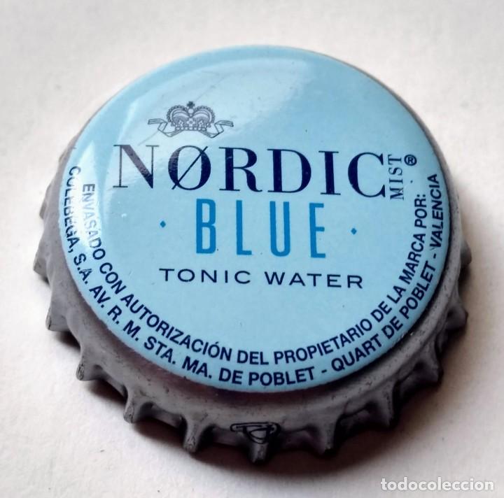 Colecionismo de Coca-Cola e Pepsi: CHAPA CHAPA - TAPA CORONA AGUA TONICA NORDIC BLUE TONIC WATER - CAPS - TAPON