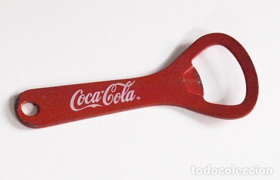 Collecting of Coca-Cola and Pepsi: ABRIDOR COCA COLA ROJO MET&Aacute;LICO - METAL - PUBLICIDAD DE BEBIDA - M&Aacute;S ABREBOTELLAS COCACOLA EN VENTA