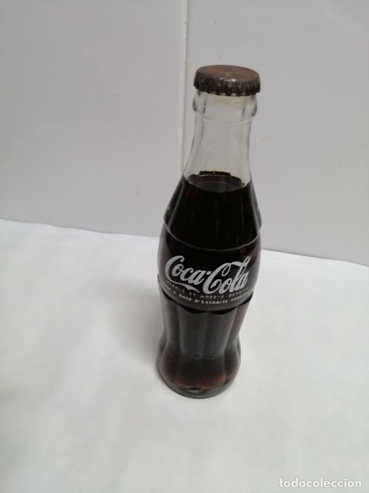 Collecting of Coca-Cola and Pepsi: BOTELLIN COCA COLA LIQUIDO ORIGINAL EN FRANCES Y ARABE