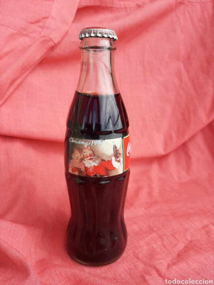 Coleccionismo de Coca-Cola y Pepsi: Botella de Coca-Cola Navidad 95 - Foto 2