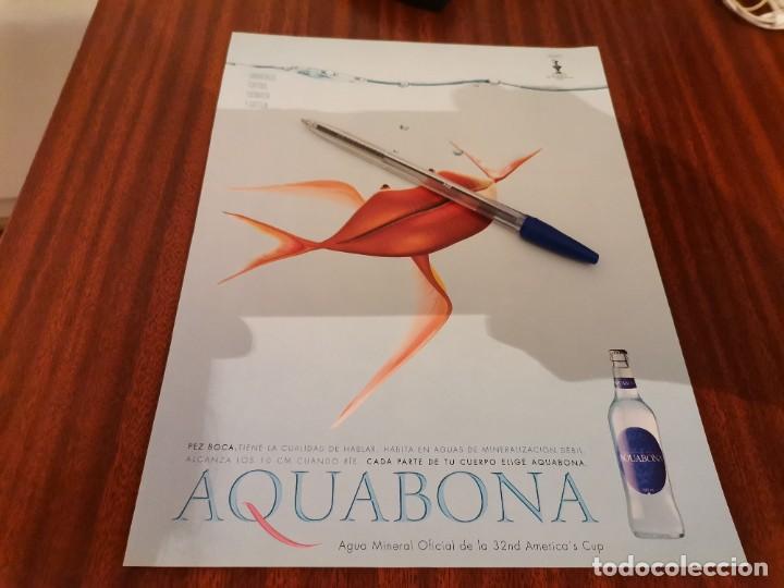 Collecting of Coca-Cola and Pepsi: AGUA MINERAL AQUABONA ANUNCIO PUBLICIDAD REVISTA
