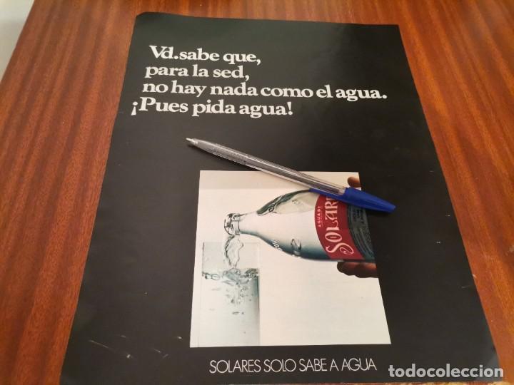 Collecting of Coca-Cola and Pepsi: AGUA DE SOLARES ANUNCIO PUBLICIDAD REVISTA 1972