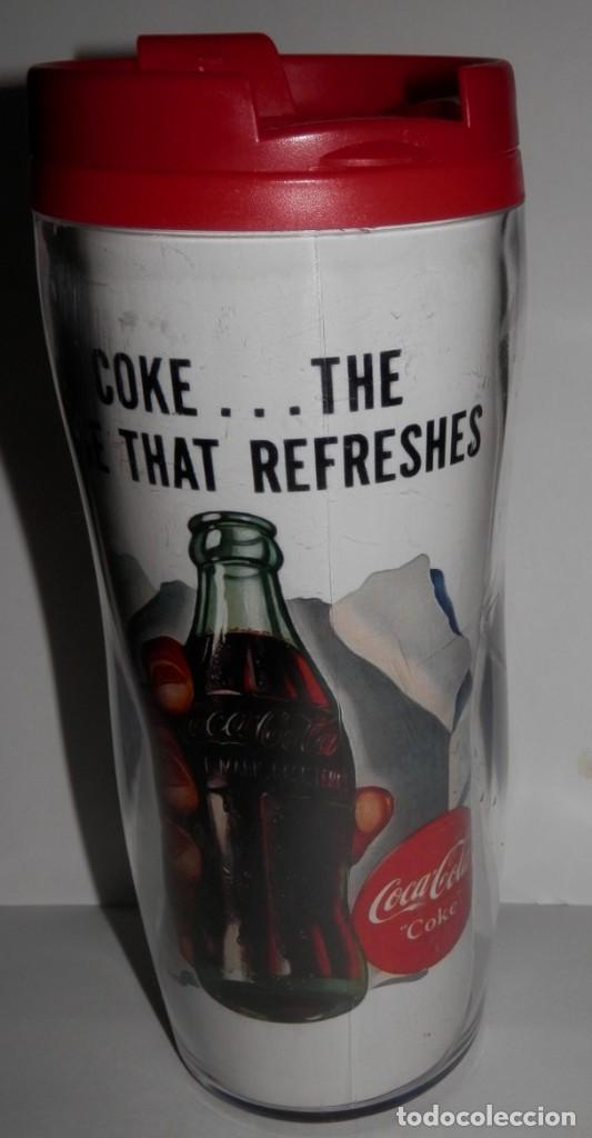 Coleccionismo de Coca-Cola y Pepsi: VASO DE PALYA DE LA COCA-COLA - Foto 2