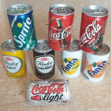 Coleccionismo de Coca-Cola y Pepsi: LOTE 8 MINI LATA 150 ML 15 CL THE COCA COLA COMPANY FANT KINLEY SPRITE SIN ABRIR