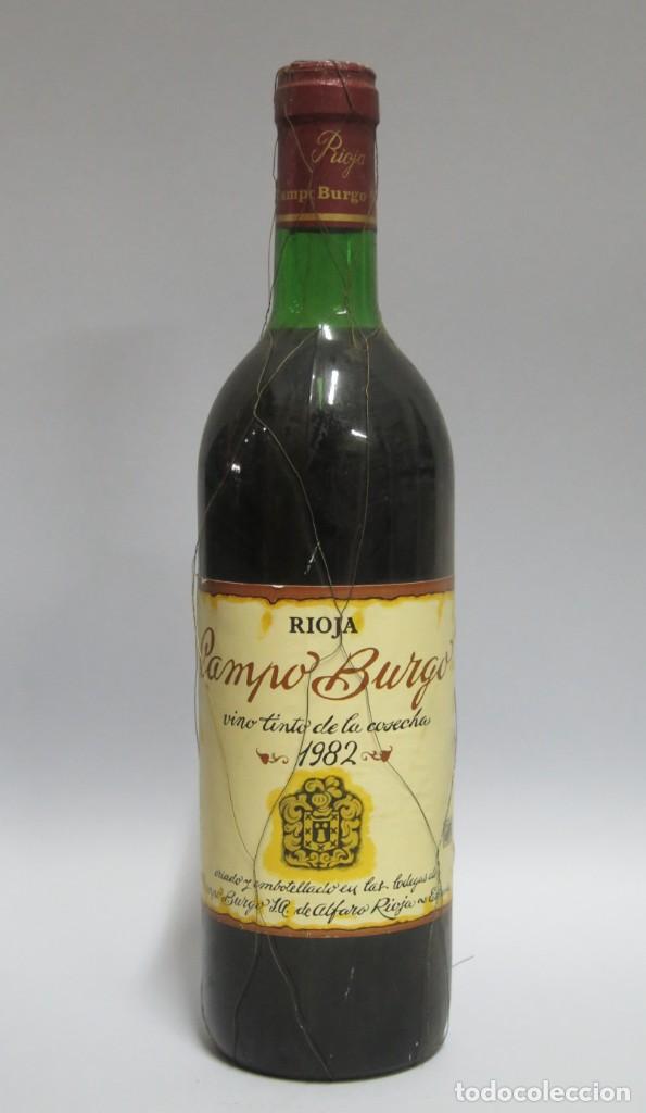 Coleccionismo de Coca-Cola y Pepsi: BOTELLA. CAMPO BURGO. 1982. RIOJA - Foto 1