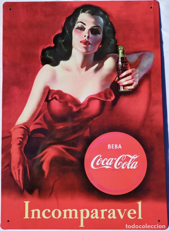 Collectionnisme de Coca-Cola et Pepsi: Placa, Cartel o Chapa met&aacute;lica de CocaCola/Coca Cola de Planeta DeAgostini, Incomparable
