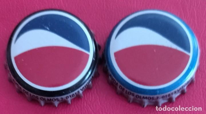 Colecionismo de Coca-Cola e Pepsi: 2 Chapas de Pepsi Cola.