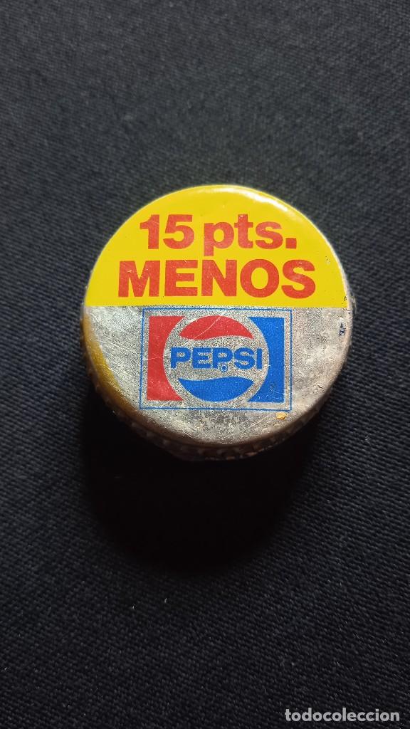 Sammeln von Coca-Cola und Pepsi: Antiguo tap&oacute;n rosca Pepsi promoci&oacute;n