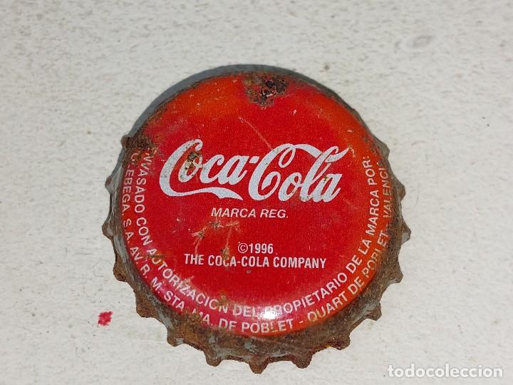 Collecting of Coca-Cola and Pepsi: ANTIGUA CHAPA DE COCA COLA COLEBEGA ESPA&Ntilde;A QUART DEPOBLET VALENCIA A&Ntilde;OS 90