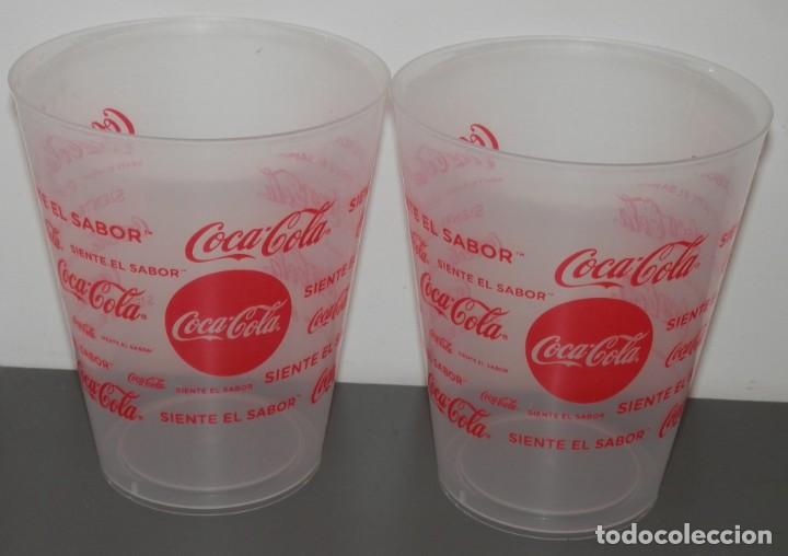 Collecting of Coca-Cola and Pepsi: LOTE DE DOS VASOS DE LA COCA-COLA