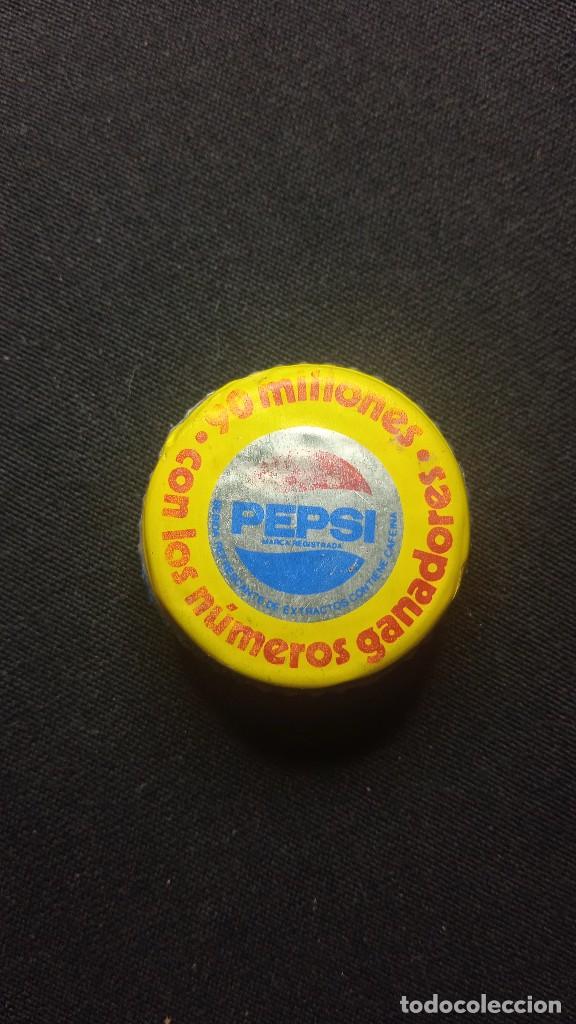 Collecting of Coca-Cola and Pepsi: Antiguo tap&oacute;n rosca Pepsi promoci&oacute;n &rdquo;90 millones&rdquo;