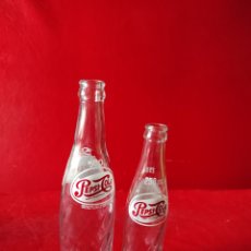 Coleccionismo de Coca-Cola y Pepsi: LOTE DE 2 BOTELLAS PEPSI- COLA EN SERIGRAFÍA UNA DE 500 CC Y LA OTRA 250CC