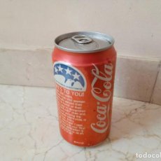 Coleccionismo de Coca-Cola y Pepsi: ANTIGUA COCA COLA SIN ABRIR UNITED STATE ARMED FORCES. FECHA CADUCIDAD 1987. CONMEMORATIVA EJÉRCITO. Lote 348478103