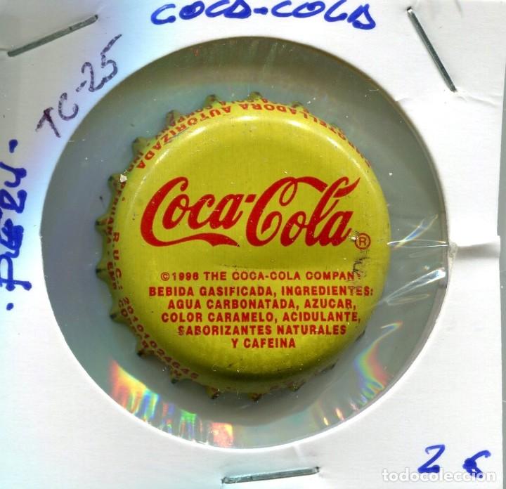 Collecting of Coca-Cola and Pepsi: TAPON CORONA DE COCA COLA PERU ( TC25 )