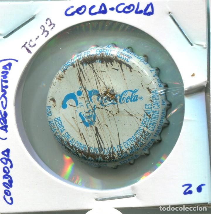 Collecting of Coca-Cola and Pepsi: TAPON CORONA DE COCA COLA ARGENTINA (TC33 )