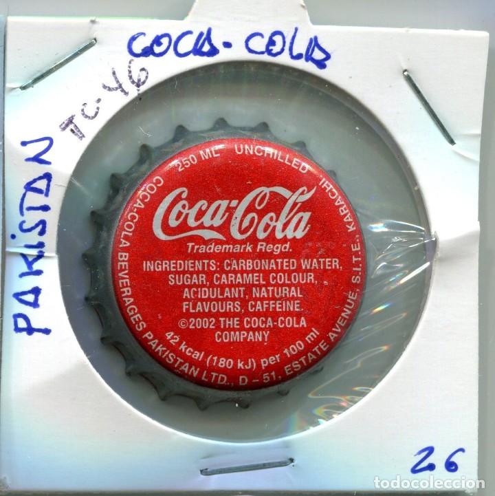 Collecting of Coca-Cola and Pepsi: TAPON CORONA DE COCA COLA PAKISTAN (TC46 )
