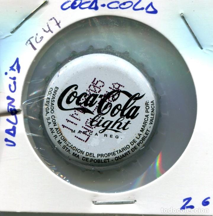 Collecting of Coca-Cola and Pepsi: TAPON CORONA DE COCA COLA VALENCIA (TC47 )