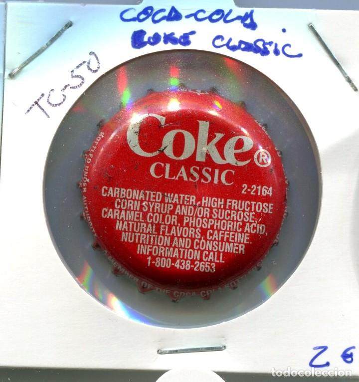 Collecting of Coca-Cola and Pepsi: TAPON CORONA DE COCA COLA (TC50 )