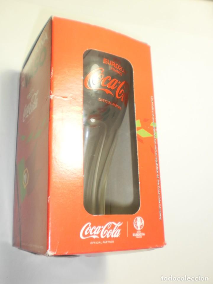 Sammeln von Coca-Cola und Pepsi: vaso coca-cola uefa euro 2016 france, en caja original nuevo sin uso. dedicado a portugal