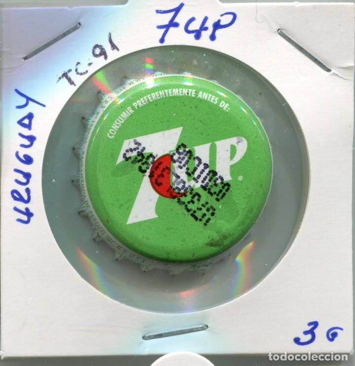 Sammeln von Coca-Cola und Pepsi: TAPON CORONA DE 7UP URUGUAY ( TC91 )