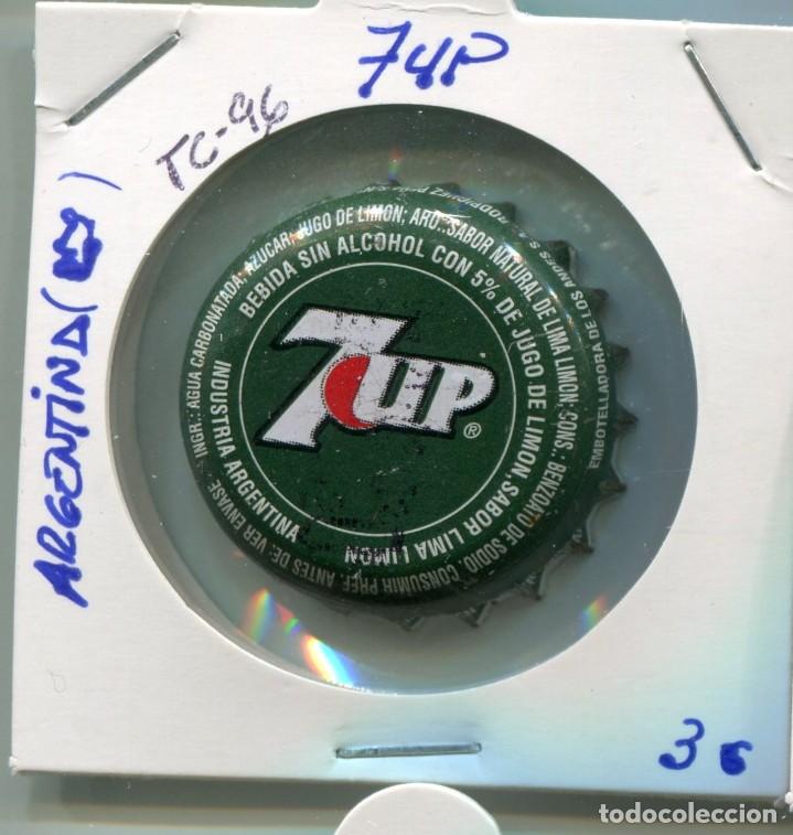 Sammeln von Coca-Cola und Pepsi: TAPON CORONA DE 7UP ARGENTINA ( TC96 )
