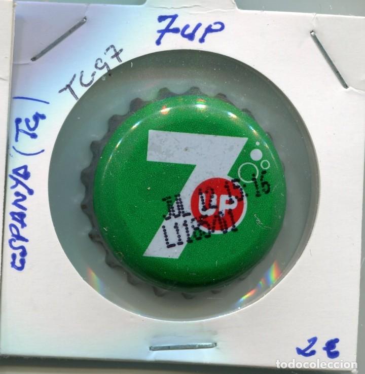 Sammeln von Coca-Cola und Pepsi: TAPON CORONA DE 7UP ESPA&Ntilde;A ( TC97 )