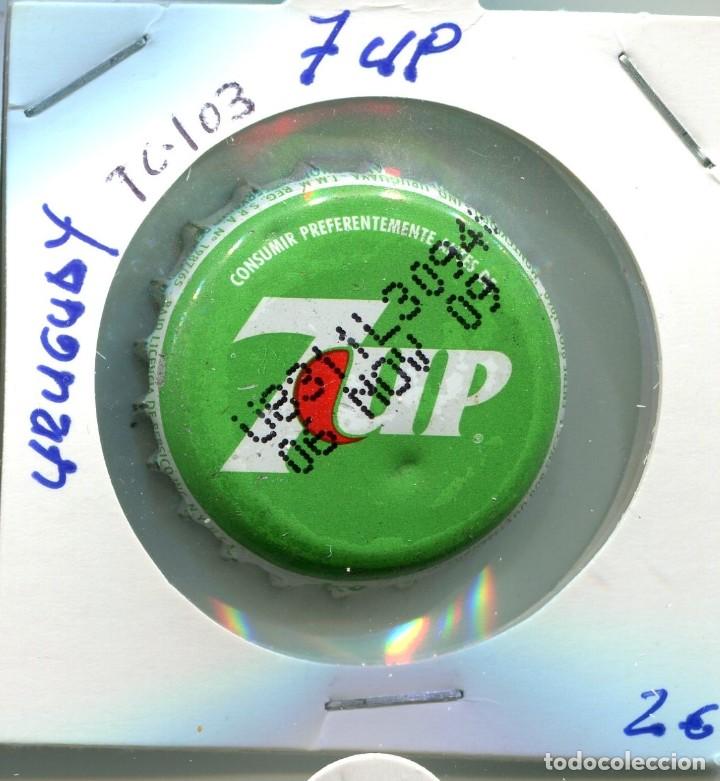 Sammeln von Coca-Cola und Pepsi: TAPON CORONA DE 7UP URUGUAY ( TC103 )