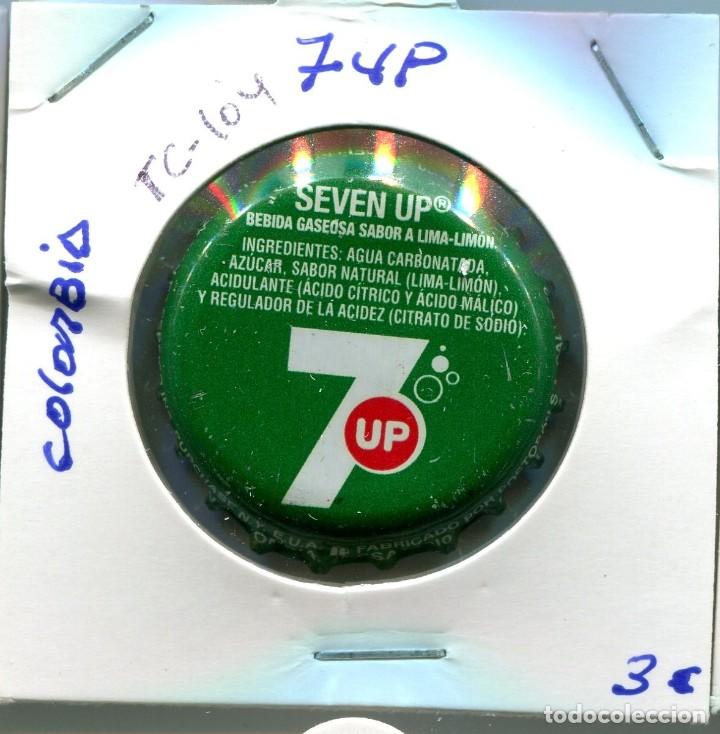 Sammeln von Coca-Cola und Pepsi: TAPON CORONA DE 7UP COLOMBIA ( TC104 )