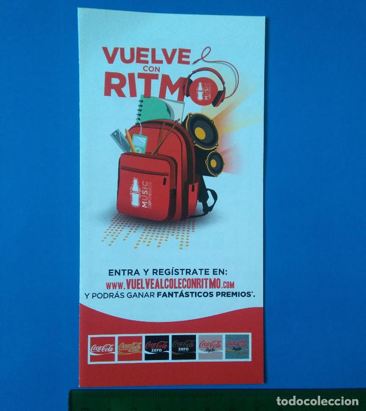 Collecting of Coca-Cola and Pepsi: folleto coca cola 2014 promocional music experience cocacola vuelve ritmo