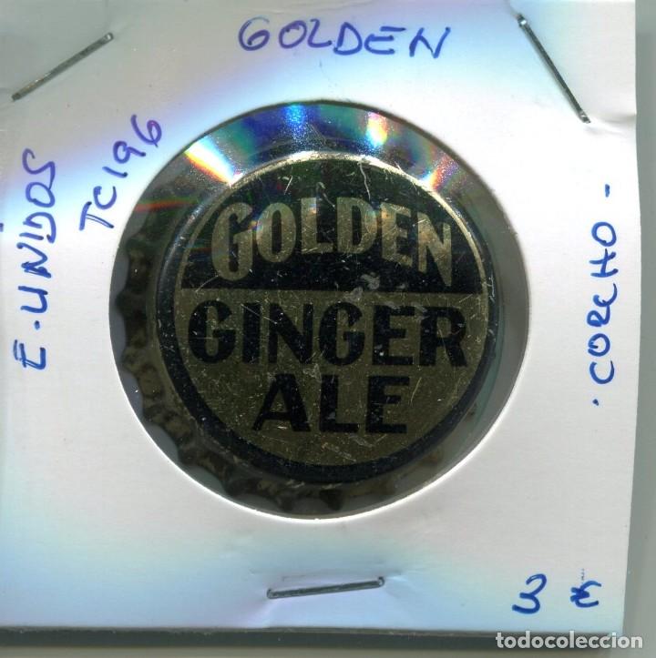Collecting of Coca-Cola and Pepsi: TAPON CORONA GOLDEN GINGER ALE . ESTADOS UNIDOS ( CORCHO ) ( TC196 )