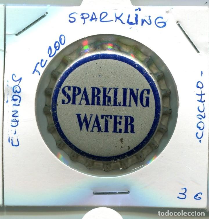 Collecting of Coca-Cola and Pepsi: TAPON CORONA SPARKLING WATER . ESTADOS UNIDOS ( CORCHO ) ( TC200 )