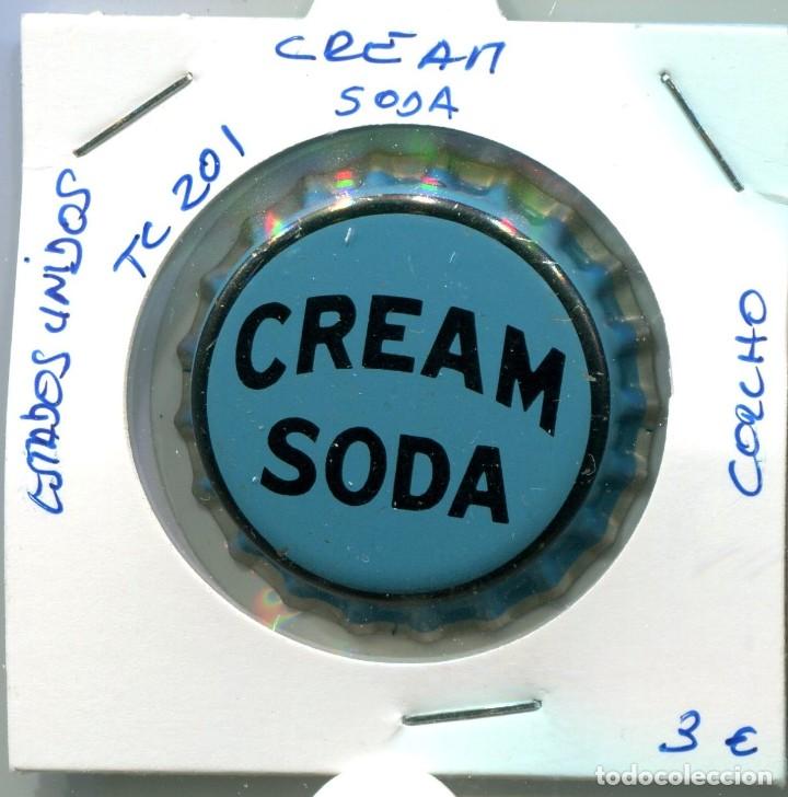Collecting of Coca-Cola and Pepsi: TAPON CORONA CREAM SODA . ESTADOS UNIDOS ( CORCHO ) ( TC201 )