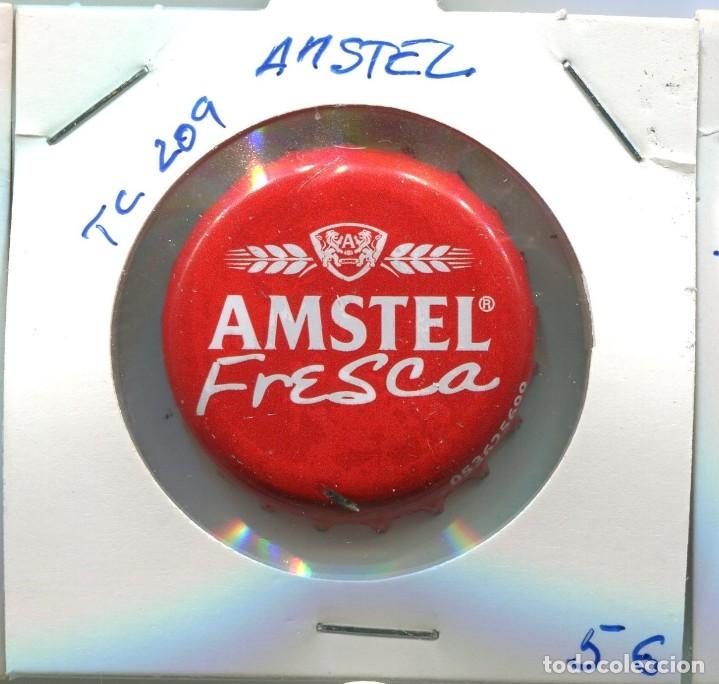 Collecting of Coca-Cola and Pepsi: TAPON CORONA CERVEZA AMSTEL FRESCA ( TC209 )
