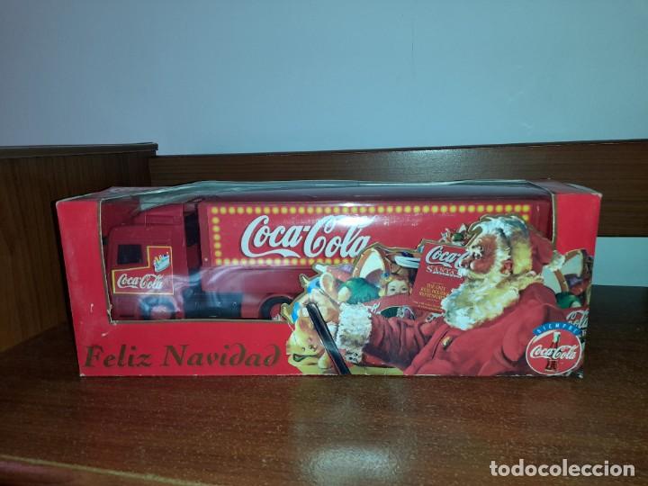 Collecting of Coca-Cola and Pepsi: Antiguo cami&oacute;n coca cola en caja original descatalogado no usado