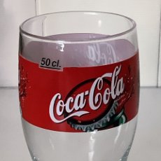 Coleccionismo de Coca-Cola y Pepsi: VASO DE CRISTAL CON PUBLICIDAD “COCA-COLA”, 50 ML.