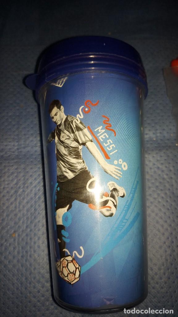 Collecting of Coca-Cola and Pepsi: PEPSI COLA - Vaso con PUBLICIDAD de JUGADOR FUTBOL MESI