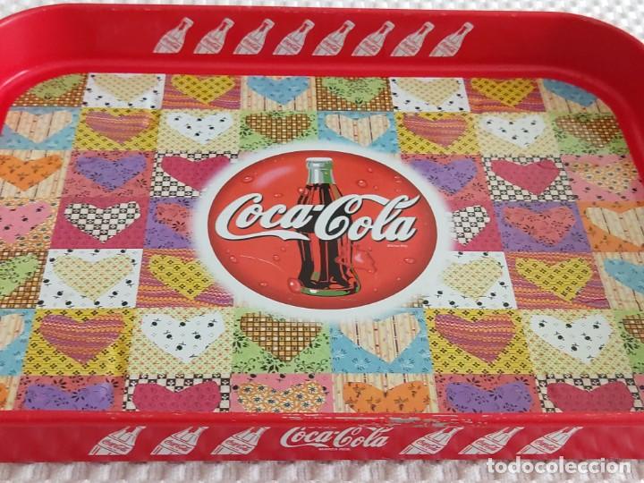 Coleccionismo de Coca-Cola y Pepsi: BANDEJA RECTANGULAR METALICA, PUBLICIDAD COCA COLA - Foto 3